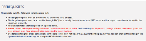 Installation Unable to Start because Prerequisites Are Not Met